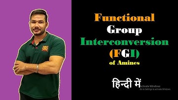 #FGI: Lecture 2 #Functional Group #Interconversion in #Retrosynthesis || FGI of Amines ||