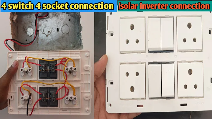 4 switch 4 socket wiring connection|12 model switch board connection|switch board wiring kaise karen