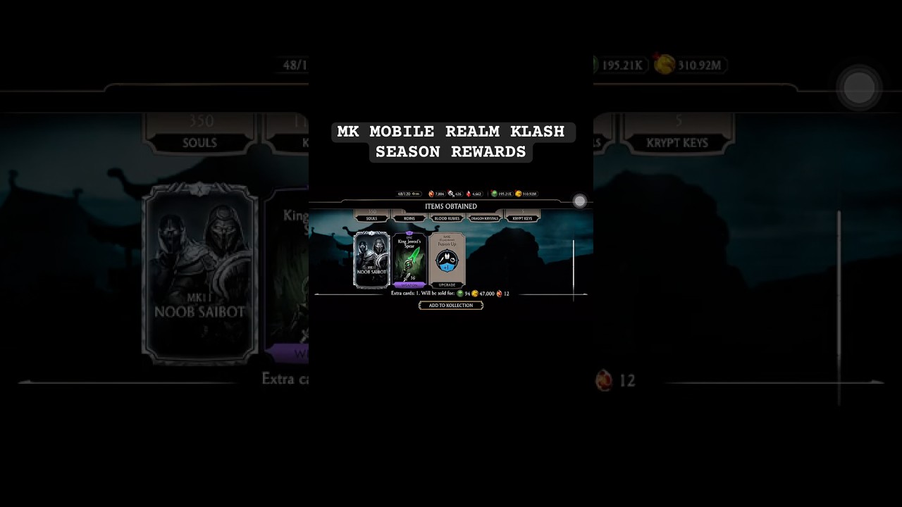 MK MOBILE REALM KLASH SEASON REWARDS 