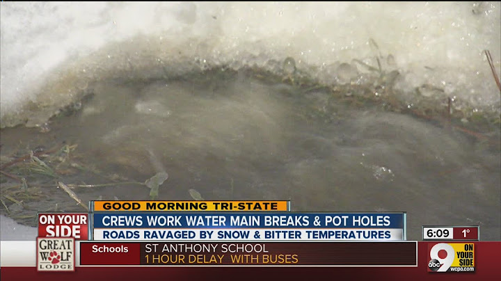 Cold weather wreaks havoc on Tri-State roads, infrastructure