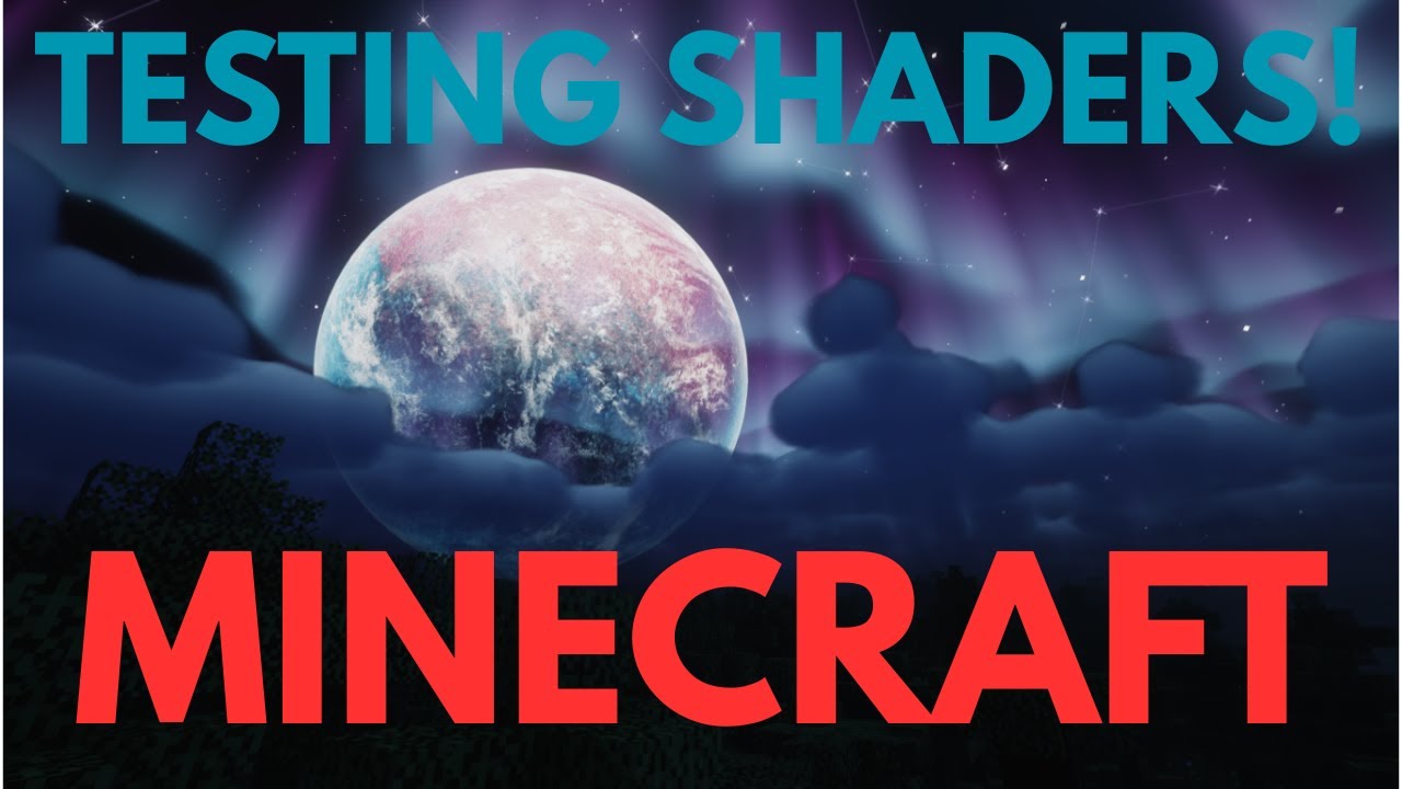 Testing shaders in minecraft: Derivative, Astralex. ITS SOOO PRETTY!