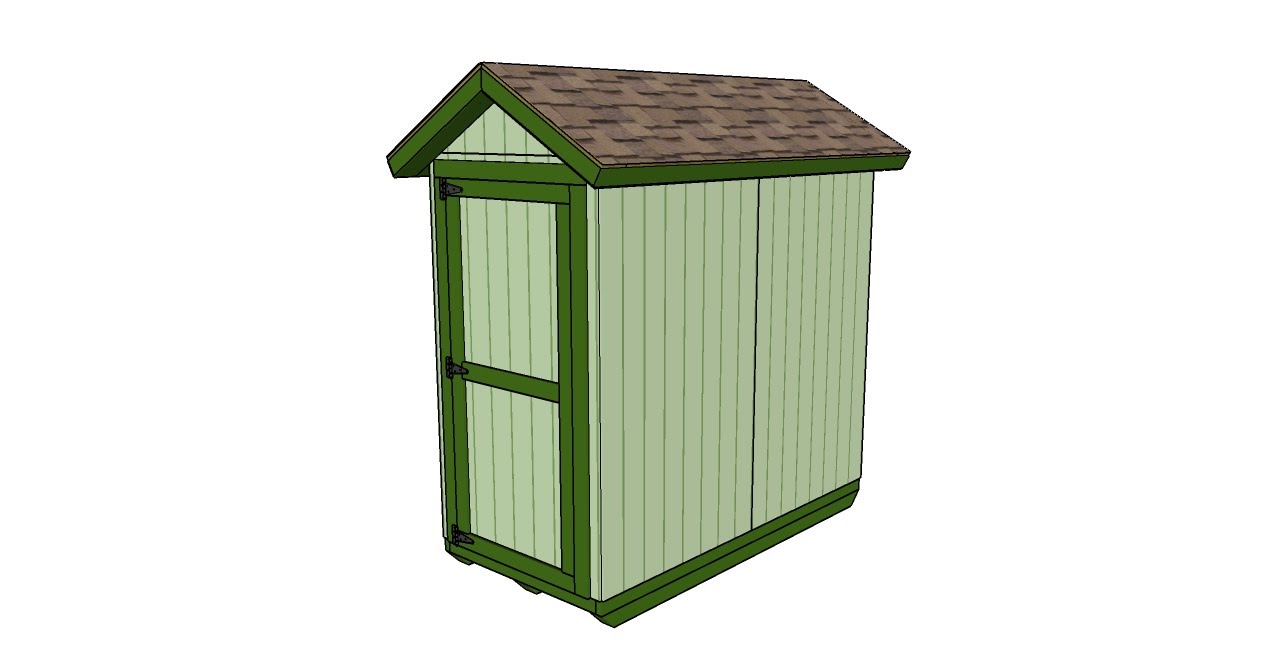 4x8 shed plans - youtube