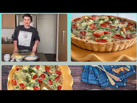 კიში / ფრანგული ღვეზელი /ბოსტნეულის კიში