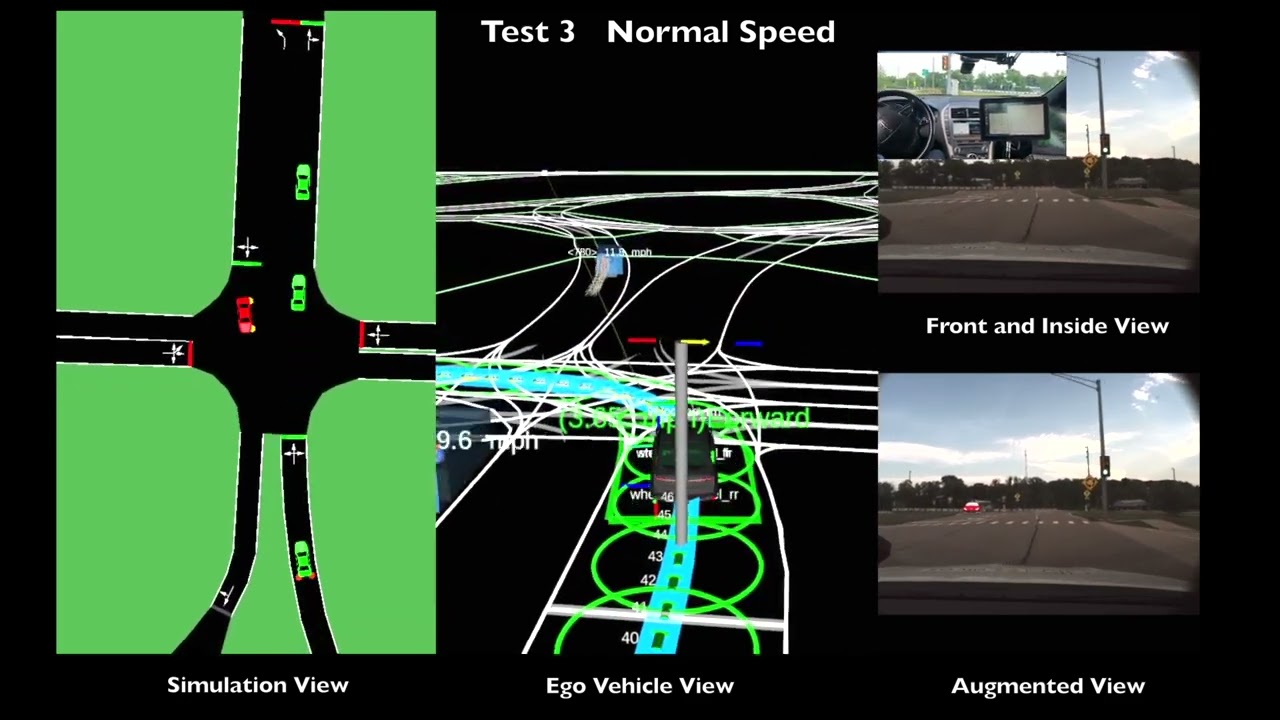 Mcity Driving Intelligence Test Demo at the Mcity Test Facility