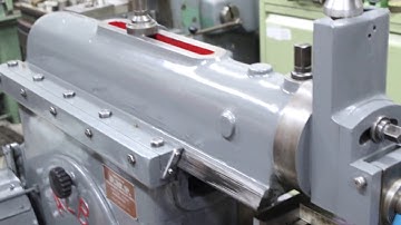 ALBA 4S/Elliott 18s SHAPING MACHINE taking first cut on 3rd speed selector