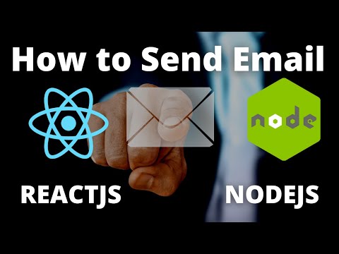 Send Email From ReactJS and Node App