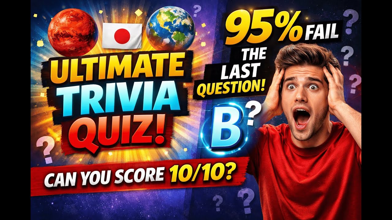 10 Trivia Questions That Will Blow Your Mind! | Can You Score 10/10?