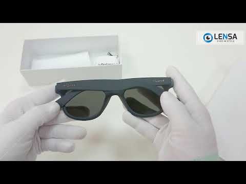 Unboxing ochelari de soare unisex Polaroid PLD 1016/S MY7 BLUE – LENSA.RO
