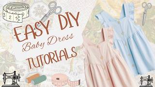 Easy Baby Dress Sewing Tutorial for Beginners | Step-by-Step DIY Baby Frock