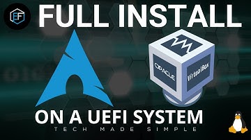Arch Linux: full install on VirtualBox