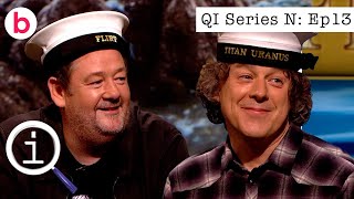 QI Series N Episode 13 FULL EPISODE | With Ronni Ancona, Jimmy Carr & Johnny Vegas