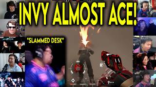 Valorant Streamers React To PRX Invy SLAMMING His Desk After ALMOST ACE CLUTCH Against FS In VCT