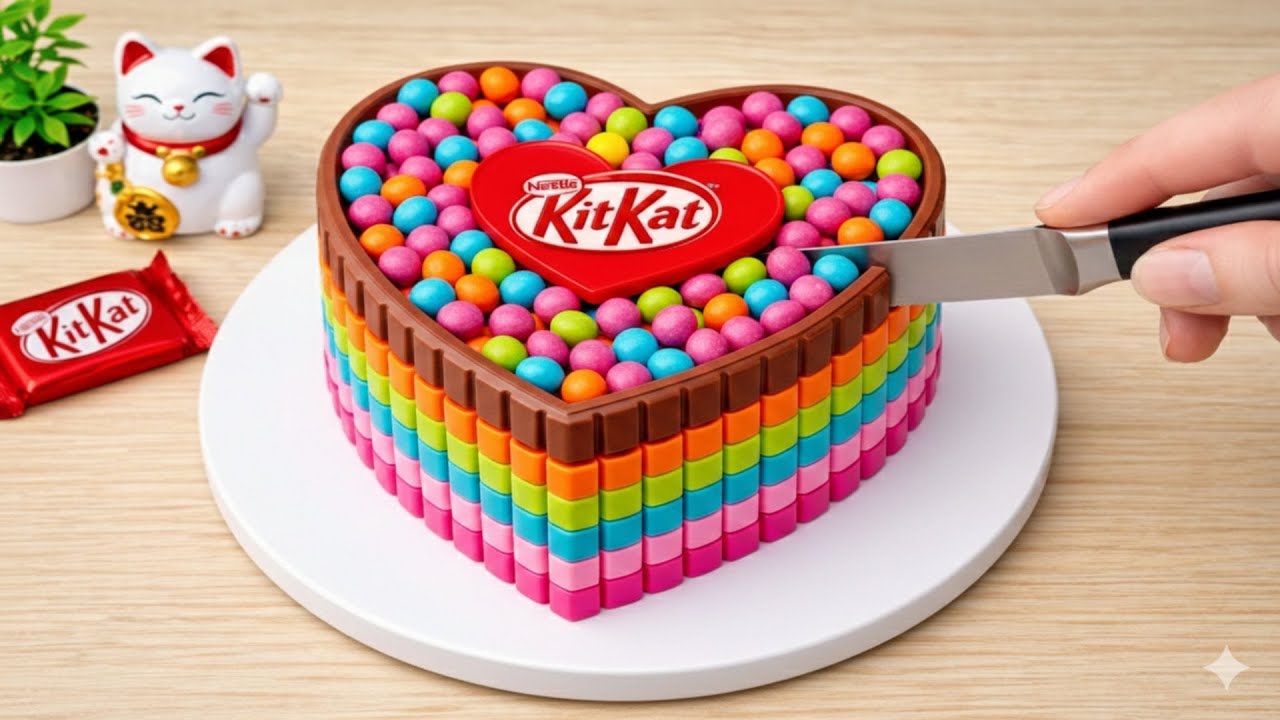 Making 1000+ Miniature KitKat Chocolate Heart Cake Recipes 🍪 1000+ Sweet Miniature Chocolate Cake