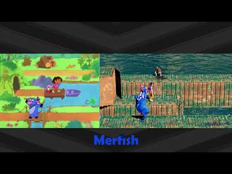 Dora The Explorer Recreated In GTA V Side By Side Comparison