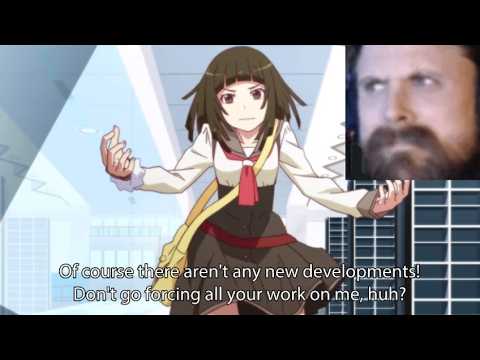 Forsen reacts to Monogatari SS: Nadeko Sengoku Loses It