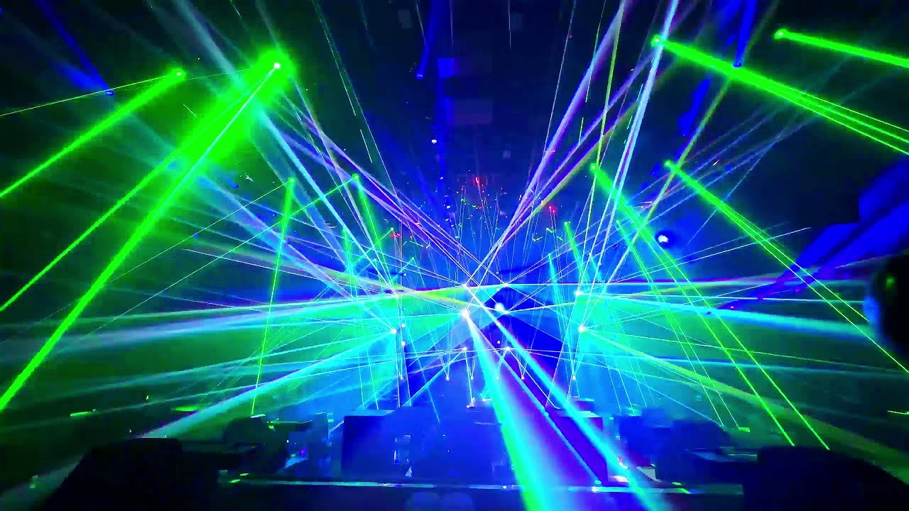 Party Lights & Disco Laser Lights – 10 Hours of Flashing Colorful DJ Light Show (4K)