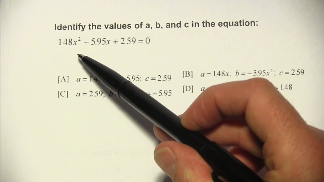 Identifying Quadratic Equations YouTube identifying-quadratic-equations-youtube