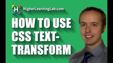 How To Use CSS text-transform