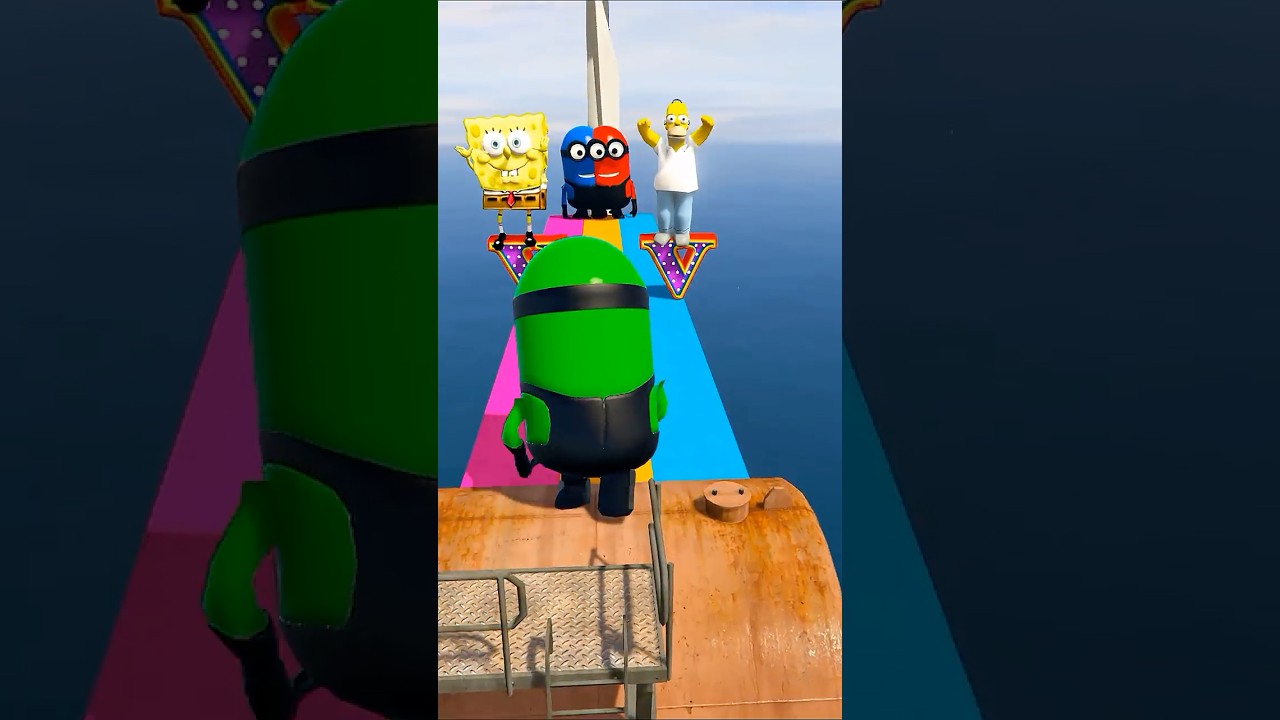 GTA 5 Epic Water Ragdolls Spiderman Jump/Fails Ep 91 