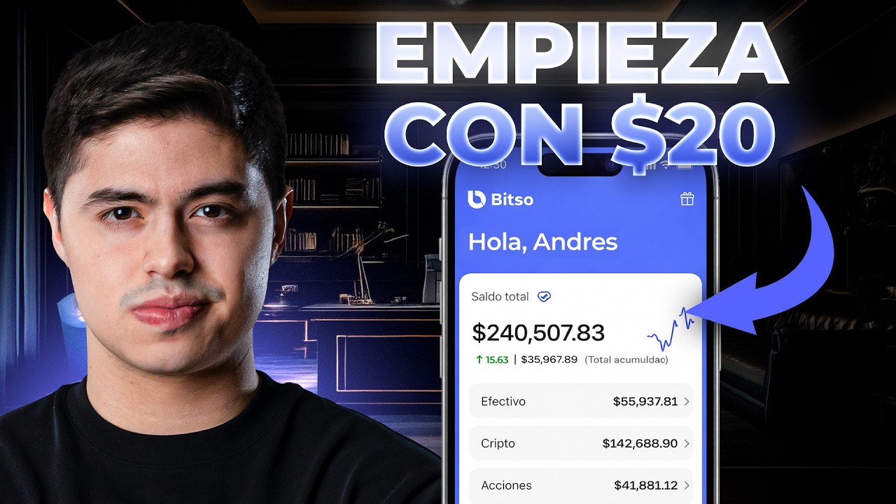 ¿Cómo INVERTIR en ACCIONES en 2026? | Tutorial Bitso