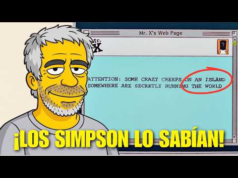 Did The Simpsons reveal Epstein more than 25 years ago, but nobody noticed?