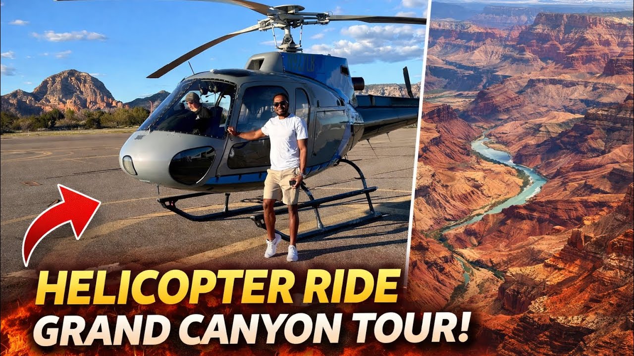 I Did The Helicopter Tour Of The  Grand Canyon, Sedona.