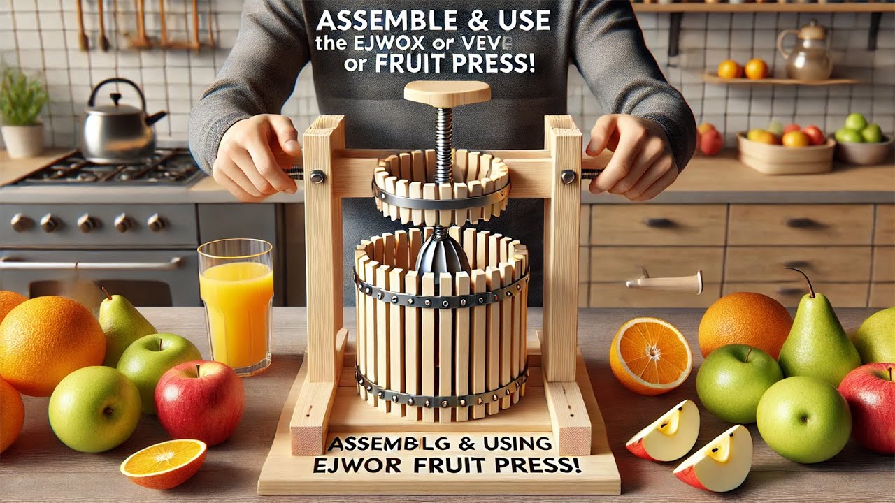 Step-by-Step Guide: Assembling and Using the Ejwox or Vevor Fruit