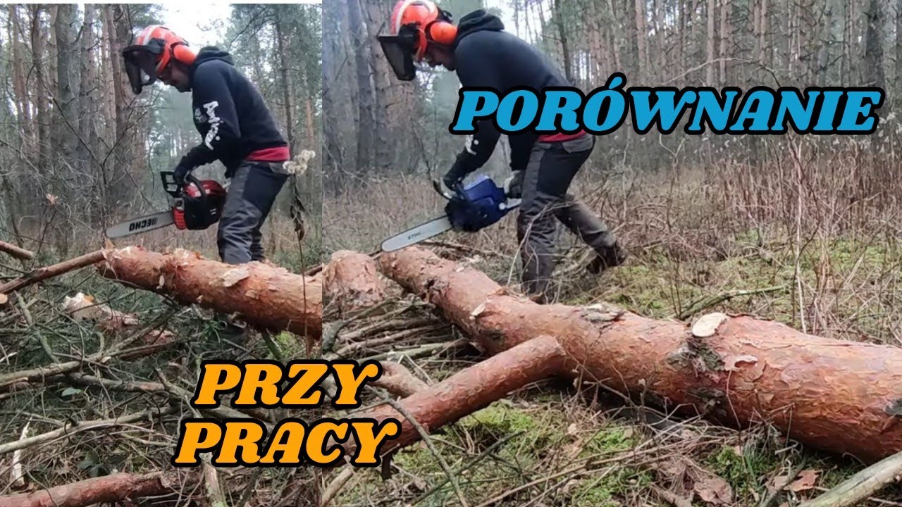 Cięcie ECHO CS4920 czy Holzfforma G255