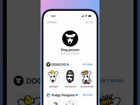 Стикеры NFT DOGS