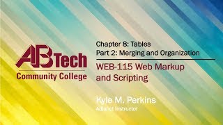 Chapter 8-2: Merging and Organization