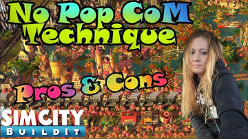 SimCity Build It NO POP CoM (contest of mayors) Technique (Pros & Cons)Tips
