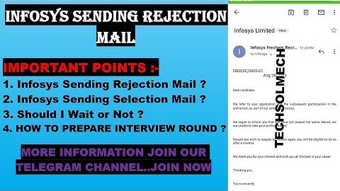⏩ Infosys sending Rejection mail 😭 || should I wait || Selection mail or Rejection mail🔥