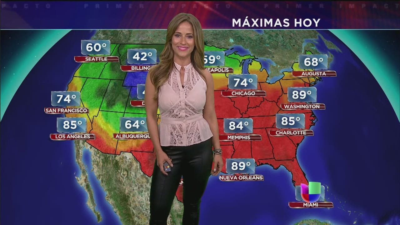 El tiempo con Jackie Guerrido 10/04/13 - Primer Impacto