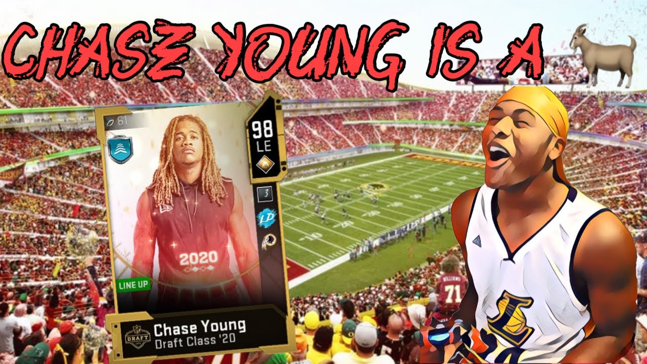 98 OVERALL CHASE YOUNG ROOKIE DEBUT! CHASE YOUNG MADDEN 20 GAMEPLAY ! MADDEN 20 ULTIMATE TEAM