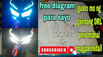 DRL/DAY TIME RUNNING LIGHTS wiring diagram for honda click 125/150