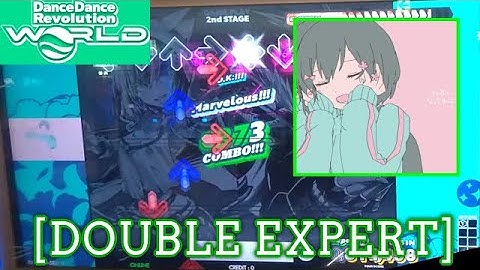 【DDR WORLD】 きゅうくらりん / いよわ [DOUBLE EXPERT] 譜面確認+Play