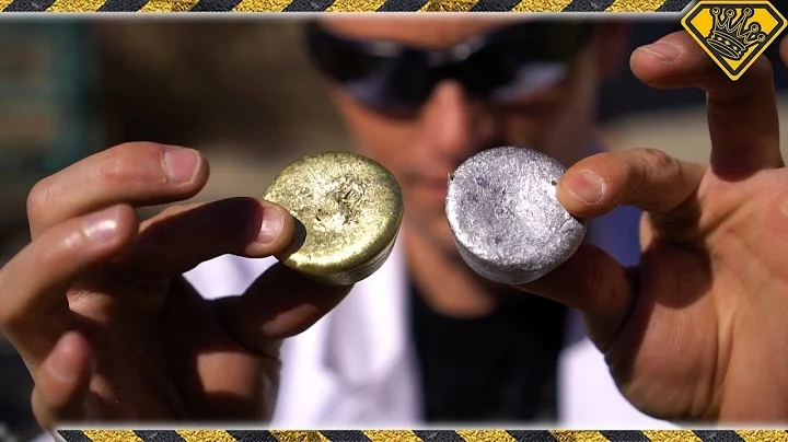 Mixing Molten Aluminum With Molten Brass | How To Use Mini Metal Foundry For Mixing Metals