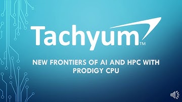 Tachyum’s AI instruction set demo