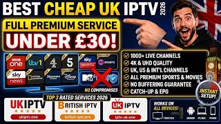 Best Cheap UK IPTV 2026 — Full Premium Service Under £30 (No Compromises)