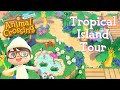 Tropical Island Tour! | Animal Crossing: New Horizons