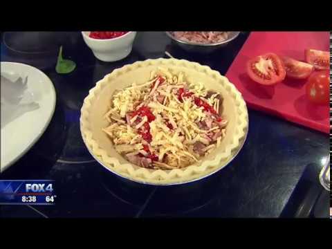 Spinach Cheese Ham Quiche Recipe