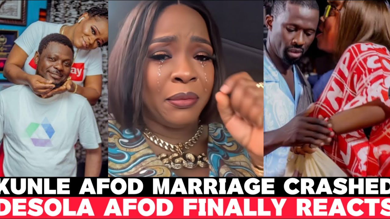 😭💔FEAR WOMEN O, KUNLE AFOD WIFE, DEAOLA AFOD FINALLY REACTS TO HER MARRIAGE CRASHED WITH KUNLE AFOD