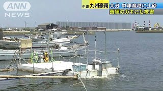 「どげんしたらいいか・・・」土砂流入で特産カキに被害(17/07/13)