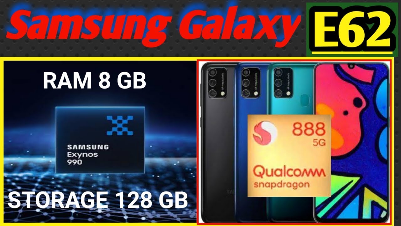 Samsung Galaxy E62  review First Look And Specifications 2021