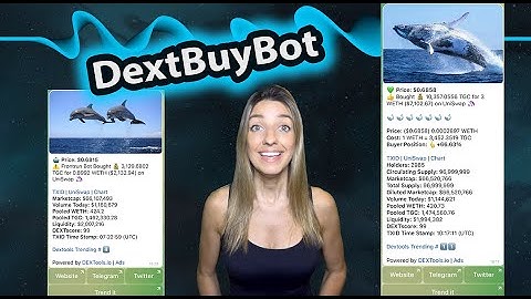 DextBuyBot - The most advanced price bot in the crypto space by DEXTools 🤖 🚀