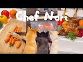 Chef Nori&#39;s Roast Turkey Tutorial🦃 －－Thanks Giving Special Shiba Cooking Tutorial