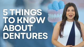 5 Things to Know About Dentures 🦷