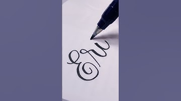 Erika #calligraphy #lettering #satisfying #brushpen #thankyounote #smallbusiness
