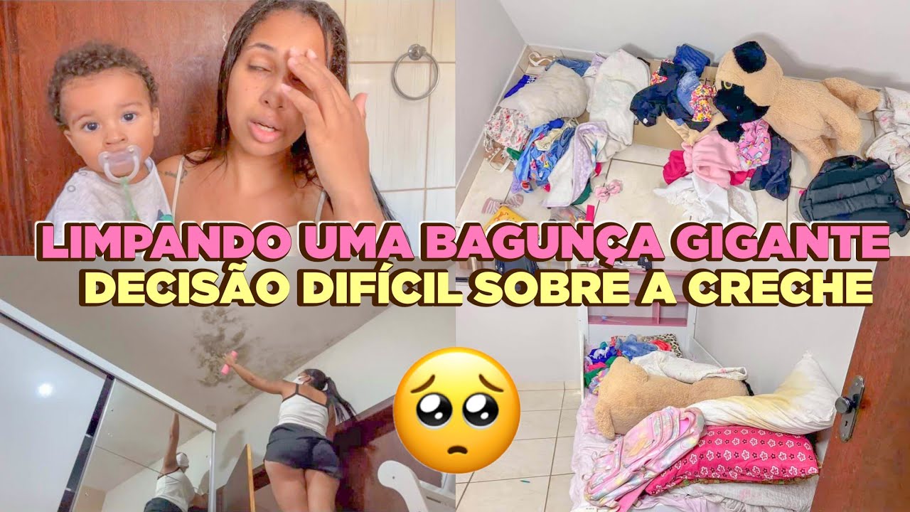 FAXINA EXTREMA, DESABAFO REAL + PENSEI EM DESISTIR DE TUDO 😭 PRECISO ENCARAR UMA DECISÃO IMPORTANTE😕