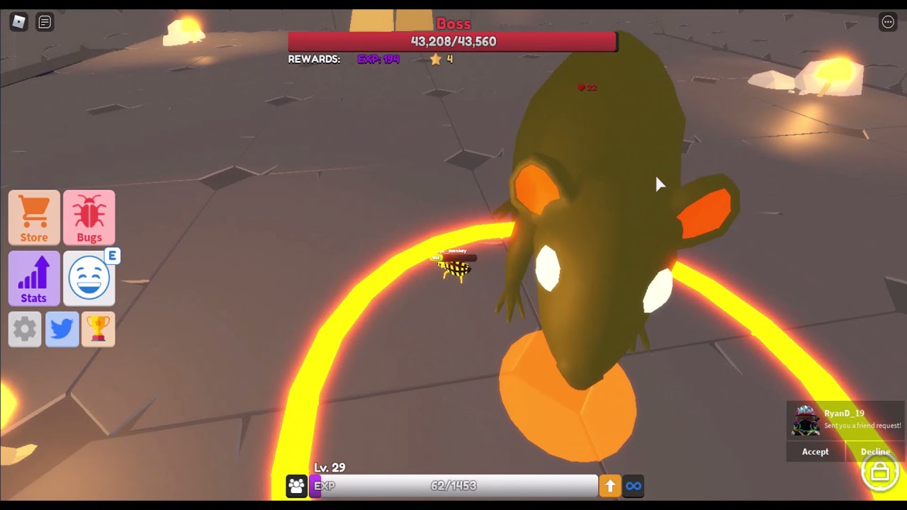 Trying To Beat The Rat Boss In Little World (Roblox)